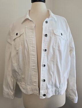Merona White Denim Jacket